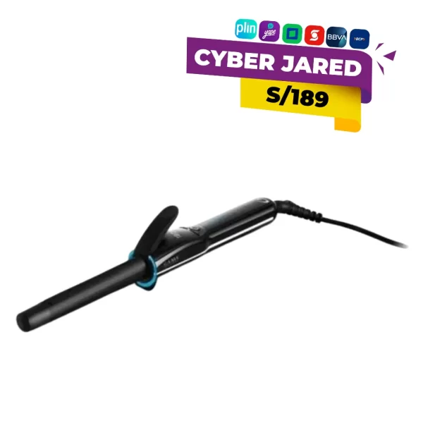 Rizadora eléctrica profesional GAMA G-Evo, de 33mm de diámetro, con control digital de temperatura, tecnología IHT y enchufe de 220V.