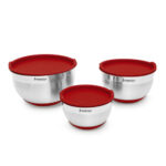 Combo Finezza Licuadora con Perilla + Set de Bowls Rojo - Imagen 6