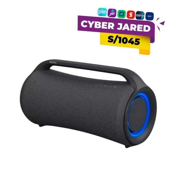 Parlante portátil Sony SRS-XG500 con sonido potente, resistencia al agua IP66 y batería de larga duración