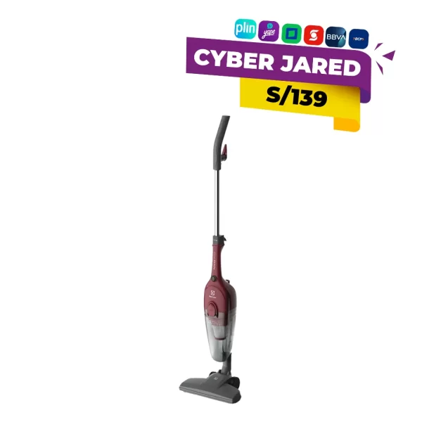Aspiradora vertical ELECTROLUX STK13 2 en 1 con cable y tecnología Power Speed para limpieza eficiente