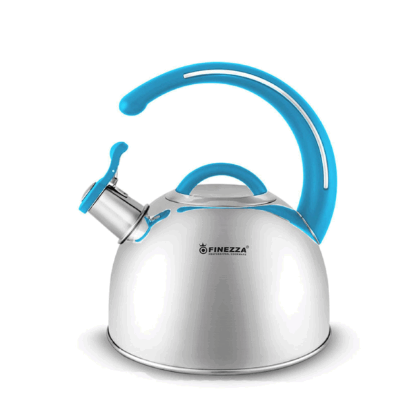 Tetera de 3 lts Finezza FF-T0048-IN Acero Inox – Celeste