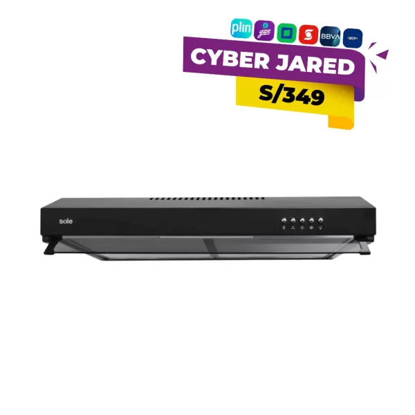 Campana extractora NYX Sole 60 cm TURE96CO, potente con iluminación LED y diseño moderno