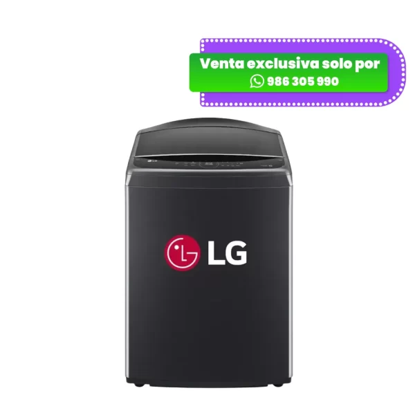 Lavadora LG WT25PBVS6 de 25 Kg carga superior con tecnología AI DD color gris
