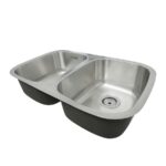 Lavadero Record Atlántico 2 pozas de acero Inoxidable - Imagen 3