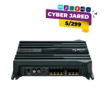 Amplificador Sony XM-N502 de 2 canales y 500 W para auto, compacto y resistente con protección térmica|
