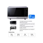 Microondas de 27 Litros PANASONIC Gris NN-SF564MRPM - Imagen 6