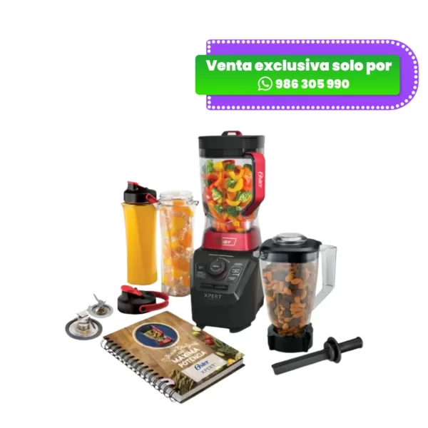 Licuadora Oster® Xpert Series™ vaso Tritan™ y accesorios BLSTVB-PMC