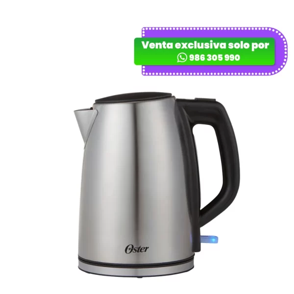 Hervidor Eléctrico OSTER de 1.7 Litros de Acero Inoxidable BVSTKT673SS