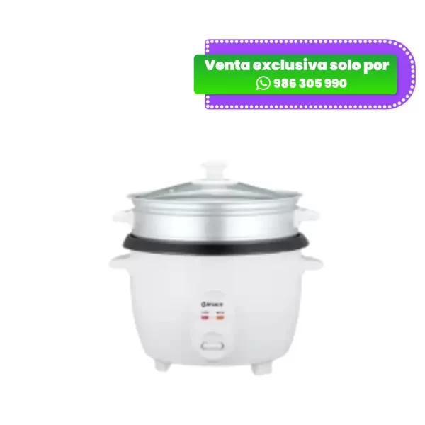 Arrocera de 1.8 Litros Imaco con Steamer Blanco RC18VE