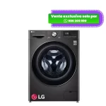 Lavaseca de 12Kg y 7Kg LG Carga Frontal AI DD Inteligencia Artificial Negro WD12BVC2S6C