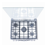 Cocina a Gas Indurama Firenze Zafiro de 30 Pulgadas con Doble Quemador Triple Llama y Grill - Imagen 4