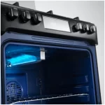 Cocina a Gas Indurama Niza Zafiro de 30 Pulgadas (5 Hornillas) con Timer Digital y Color Negro - Imagen 5