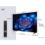 Televisor TCL 55" 4K HDR Google TV con Procesador AiPQ - Modelo 2025 (55P6K) - Imagen 2