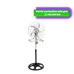 Ventilador de pedestal BOSSKO de 18 Pulgadas 3 en 1 de 200W Plateado BK-8219VI