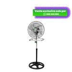 Ventilador de 18 Pulgadas BOSSKO 3 en 1 de 200W Negro BK-8219VI/NG