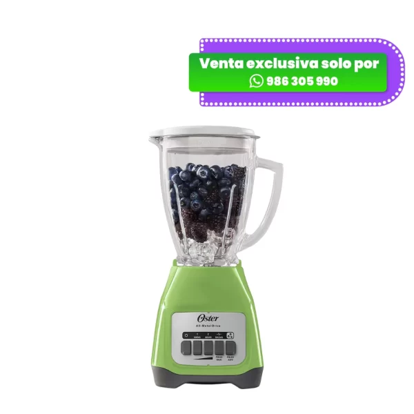 Licuadora OSTER de 2 Velocidades con Pulsador Verde BLSTKAG-KPB