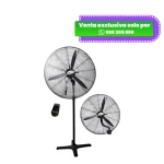 Ventilador Industrial de 30 Pulgadas FUJITEC 2 en 1 con Control Remoto CF-3002CR