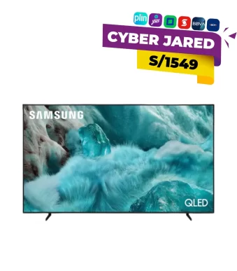 Smart TV Samsung de 55 pulgadas modelo QN55Q7FAAGXPE con tecnología QLED 4K, Samsung Vision AI, control solar y asistente de voz Bixby.