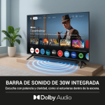 Smart TV Hyundai 50" QLED con Google TV, HDR10 y Dolby Audio (HYLED5029QFG) - Imagen 8