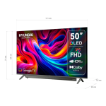 Smart TV Hyundai 50" QLED con Google TV, HDR10 y Dolby Audio (HYLED5029QFG) - Imagen 6