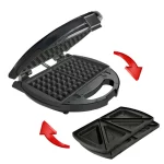Sandwichera OSTER con Placas Intercambiales Para Waffles CKSTSM3892 - Imagen 3