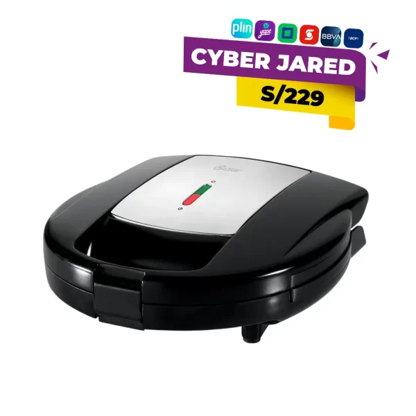 Sandwichera OSTER con Placas Intercambiales Para Waffles CKSTSM3892