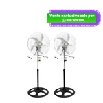 Lleva 2 Ventiladores Bossko BK-8219VI - Motor de 200W