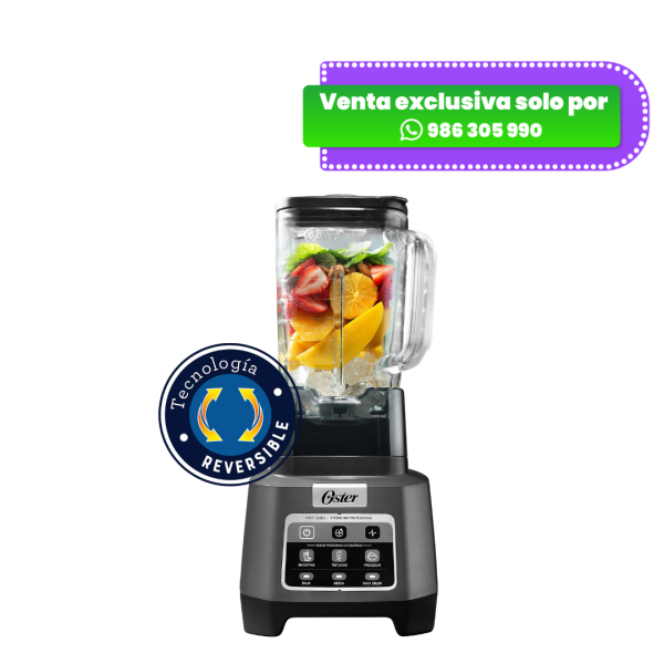 Licuadora Profesional de 2 Litros OSTER Xtreme Mix con IBlend y Max Crush BLSTXPG-BW