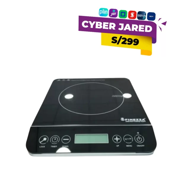 Cocina de Inducción Portátil Finezza de 1 Hornilla con Panel Táctil - FZ-312IN-1