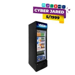 Visicooler Exhibidora Ventus de 292 Litros con Sistema Turbo Cooling y Panel Digital