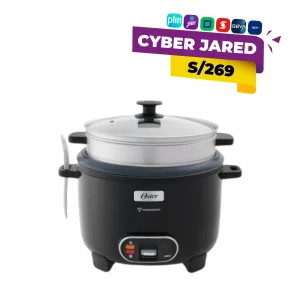 Olla Arrocera Oster 3 en 1 de 15 Tazas con DiamondForce y Función Sofrito - CKSTRC15DFBLK