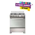 Cocina Electrolux FE5LMR 5 Hornillas Inox 76cm con VaporBake