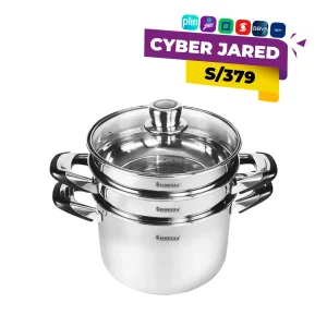 Olla Spaguetera FINEZZA de 4 Piezas y 6 Litros de Capacidad FZ-0062SP