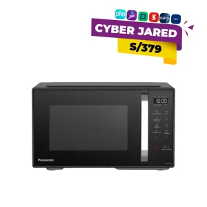 Microondas Panasonic 25L NN-ST34QBRPK: Potencia de 900W y 10 Menús Automáticos
