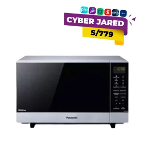 Microondas Panasonic NN-GF574MRPM: 27L, Tecnología Inverter y Grill