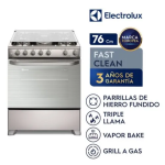 Cocina Electrolux FE5LMR 5 Hornillas Inox 76cm con VaporBake - Imagen 2