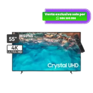 Televisor Samsung Crystal 55” Smart TV 4k 55BU8000 – Negro