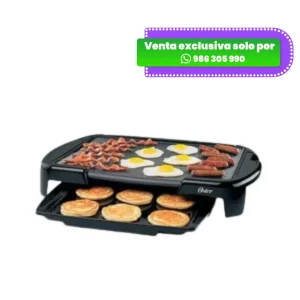 Plancha Para Asar Oster con Bandeja Térmica 5770-053 - Negro