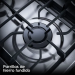 Cocina Electrolux FE5LMR 5 Hornillas Inox 76cm con VaporBake - Imagen 5