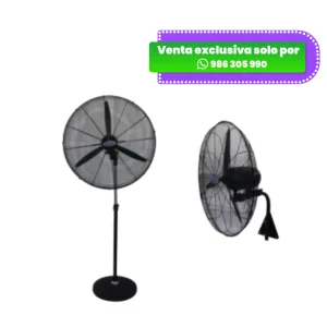 Ventilador Industrial Alfano 30″ AL-IDEU30 – Negro