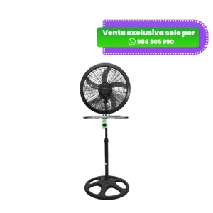 Ventilador Bossko BK-8223VI – Motor de 200W – Color Negro
