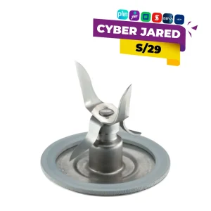 Cuchilla Oster Pica Hielo de 4 Aspas con Anillo de Goma - Plata (BLSTAA4961)