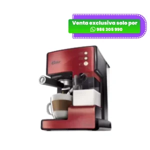 Cafetera PrimaLatt Oster automática BVSTEM6601R C/ Rojo