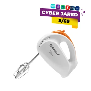 Batidora de Mano BOSSKO de 7 Velocidades Naranja BK-1645