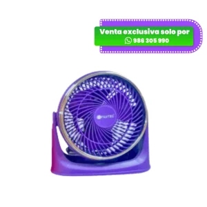 Ventilador de mesa Fujitec CF-4008 De 8" - Morado