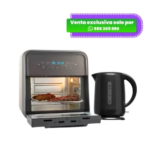 Combo Oster Freidora de Aire CKSTAFOV3 + Hervidor Eléctrico BVSTKT3101