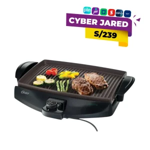 Parrilla Eléctrica OSTER Biocerámica Negro CKSTGR4768