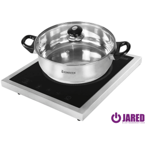 Combo Finezza Cocina de inducción 1 hornilla + Olla Acero Inox.