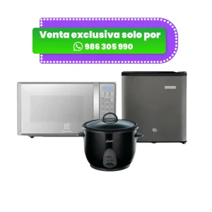 Combo Horno Microondas Electrolux + Frigobar Electrolux + Arrocera Oster