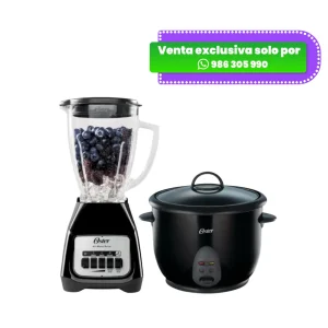 Combo Oster Licuadora + Arrocera Multiuso de 10 tazas